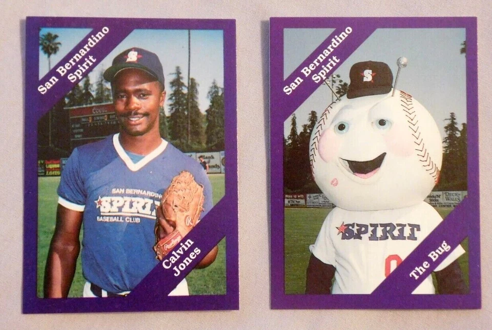 1989 Cal League San Bernardino Spirit Baseball Card Pick one - Image 1 of 1