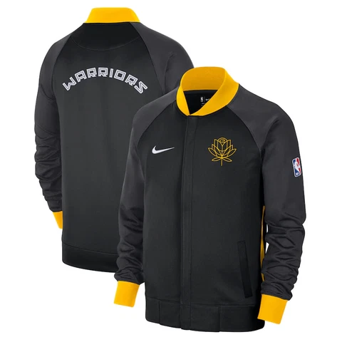 New Golden State Warriors Nike City Edition Showtime Thermaflex Full-Zip Jacket Cover