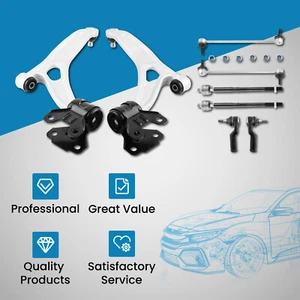Front Lower Control Arms Tie Rods Sway Bar For 2012-2017 2018 Ford Focus C-Max - Foto 1 di 11