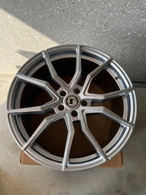 2x Schmidt Drago Felge 11x20 ET44 5x112 MB57 Silber - Bild 1 von 4