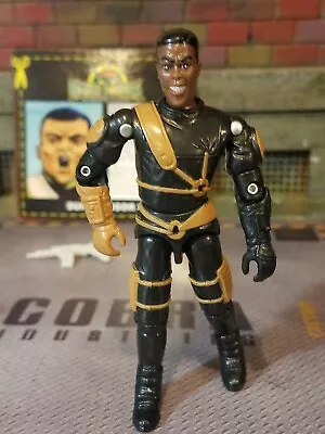 GI JOE ~ 1997 SUPPRESSOR X ~ BRONZE BOMBERS ~ 100% & FILE CARD MALCOLM - Image 1 of 4