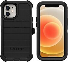 OtterBox DEFENDER SERIES Case & Holster for iPhone 12 Mini, Easy Open Box, Black