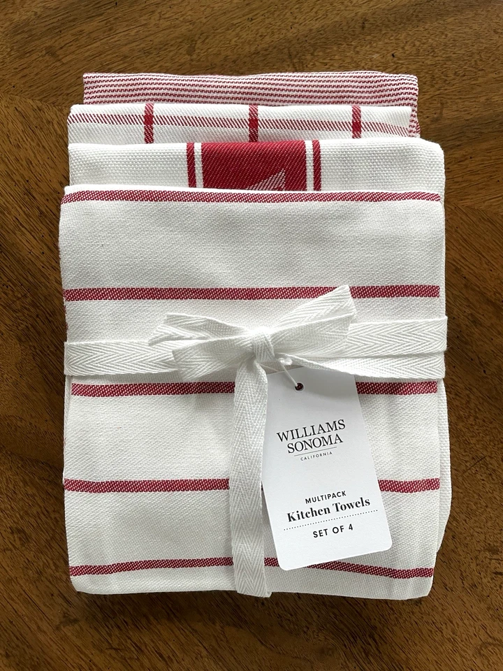Williams Sonoma Multipack Kitchen Towels Set of 4 - Image 1 of 1
