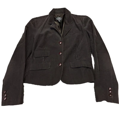 Vintage Lauren Jeans Ralph Lauren Dry Goods Large Corduroy Blazer Jacket Women - Image 1 of 4