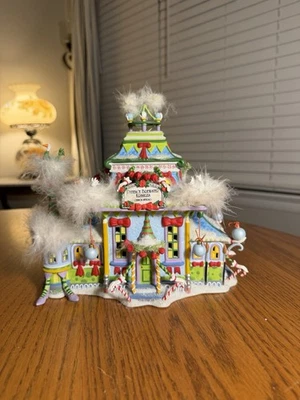 Patience Brewster Krinkles “North Pole Express” Dept 56 Lighted Christmas House - Image 1 of 4