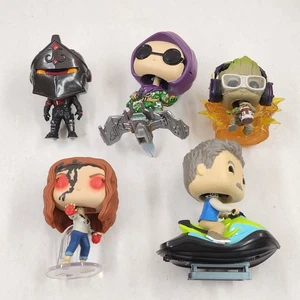 Lotto 5 Personaggi Funko Pop Marvel Personaggi Sciolti Groot Green Goblin Scarlet - Foto 1 di 15