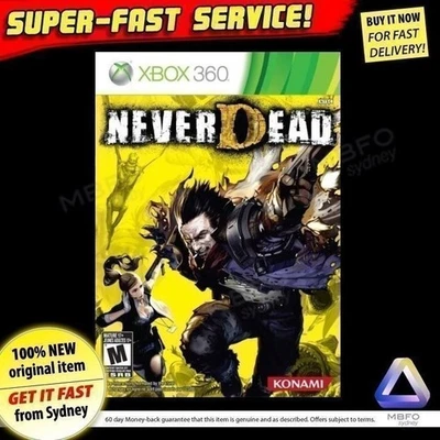 NeverDead Xbox 360 *NEW *RARE *PAL *VIOLENT *STRANGE (AU UK NZ) Never Dead Game - Image 1 of 4