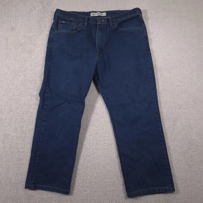 Lee Jeans Mens 36x26.5 Blue Regular Fit Denim Pants Straight Leg Casual - Image 1 of 4
