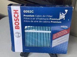 NUEVO Filtro de aire de cabina Bosch 6092C Premium Subaru Impreza Toyota C-HR Corolla - Imagen 1 de 6