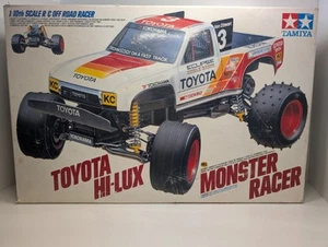 Tamiya 58086 Toyota Hi-Lux Monster Racer Original Box Only 1990 - Very Rare - Picture 1 of 14