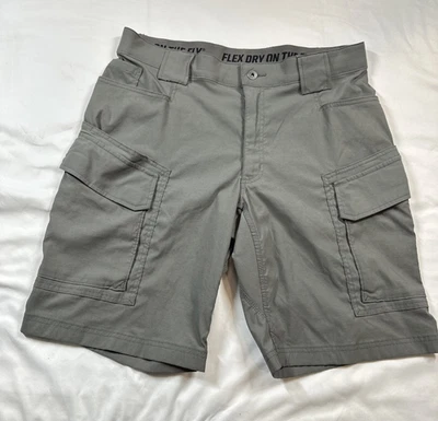 Pantalones Cortos Duluth Trading Carga Para Hombre 36 x 11 Flex Seco Sobre la Mosca Gris Rendimiento Foto 1 de 4