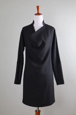 TED BAKER London $200 Kendry Satin Collar Draped Cowl Neck Dress Size 0 US 2 - Image 1 of 4