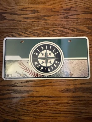 Seattle Mariners Car/Truck License Plate Metal Tag Licensed MLB Baseball New - Image 1 of 4