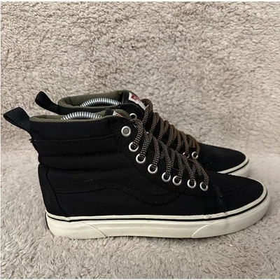 Vans от стены SK8 Hi MTE черный шнурует вверх высоты верхний туфли кроссовки женский размер 7 - Изображение 1 из 4
