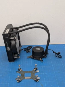 Cooler Master MasterLiquid Lite 120 Water Liquid CPU Cooler for Intel AMD - Photo 1/11