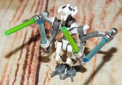 LEGO Star Wars General Grievous Minifigure White Four Arms sw0515 - Image 1 of 4