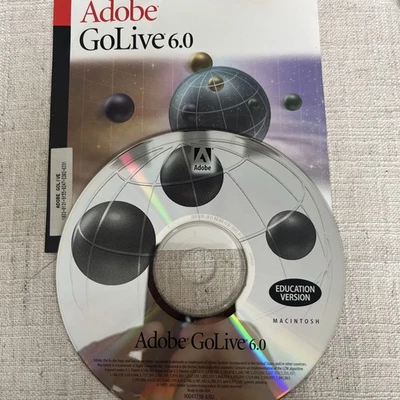 Adobe Illustrator 10 Education Version Macintosh CD with Serial Number EXCELLENT - Image 1 of 2