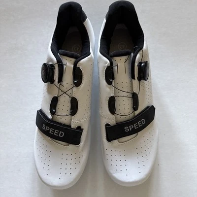 SPEED Cycling Shoes Men Size 46 White/black. Other Sizes And Colors Available - Image 1 of 4