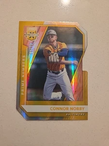 Connor Norby 2021 Panini Elite Extra Edition Gold Prime Numbers No.41 SSP #09/10 - Picture 1 of 4