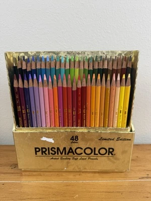 Lápices de colores vintage Prismacolor edición limitada 48 colores PC955A Berol EE. UU. Foto 1 de 4