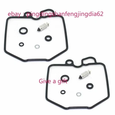2set FOR HONDA CX500C CX500D CX500 Carburetor Float Bowl Gaskets & Needle valve - Изображение 1 из 3