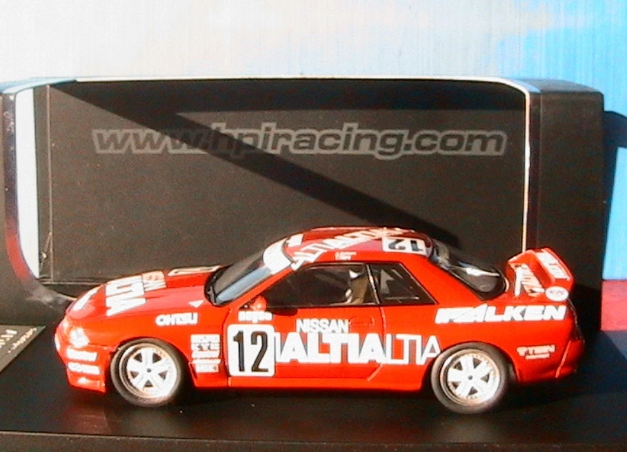 NISSAN SKYLINE GT-R #12 N1 ALTIA FALKEN 1992 KATSURA HARA HPI RACING 8138 1:43 - Immagine 1 di 1