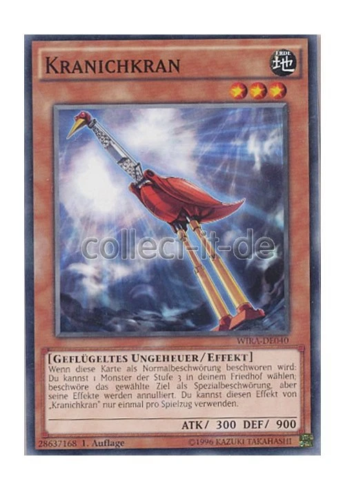 Yugioh - WIRA-DE040 Kranichkran - Bild 1 von 1