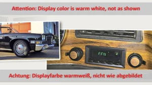 For Pontiac CATALINA 1974 1975 1976 Vintage Car Radio DAB+ UKW Bluetooth Aux - Picture 1 of 10