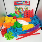 Tinker Toys Plastic Building Set Lot 196 Pcs/Instruction Sheet Windmill Bridge