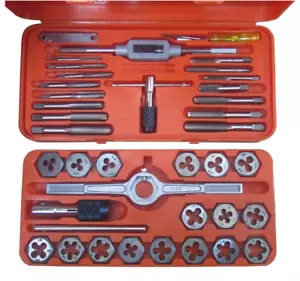 SKC 40Pc Imperial Hex Tap & Die Set - Japanese Tungsten Steel SKC-850HDCF - Picture 1 of 5