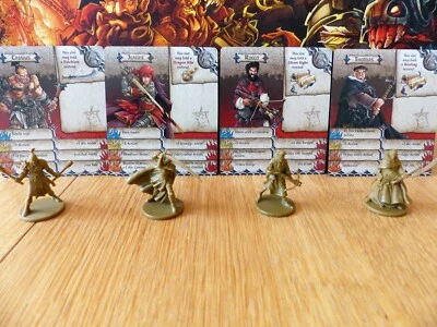Zombicide: Green Horde: Cassius, Jeanne, Rocco, & Thomas Kickstarter Survivors - Image 1 of 4