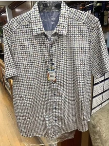 Robert Graham THE SHOCKER  Print Short Sleeve Classic Shirt Size 2Xlarge  $198 - Picture 1 of 2