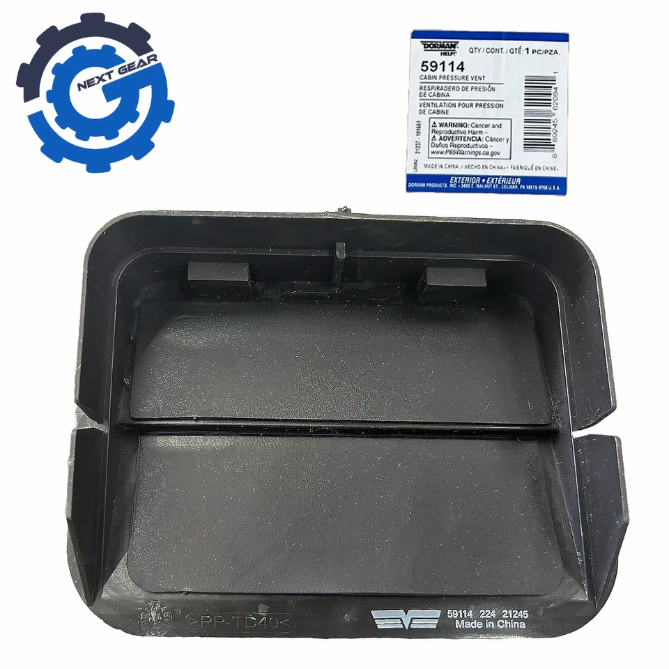 Nuevo alivio de presión de cabina ventilación Dorman 1997-2019 Ford 59114 Foto 1 de 1