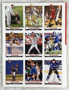 Steven Stamkos 2012 SPORTS ILLUSTRATED SI FOR KIDS CARD UNCUT SHEET SERIES 5