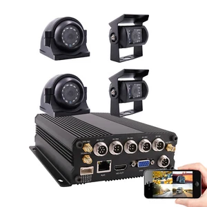 4CH GPS WIFI 4G 1080P 256GB Car DVR MDVR Video Record 2.0MP Rear View Camera - Picture 1 of 7