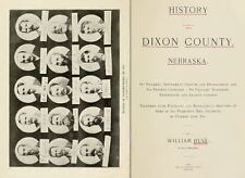 1896 DIXON County Nebraska, NE, History & Genealogy Ancestry Family Tree DVD B09