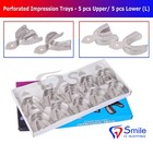 Impression Tablett 10 Perforiert Kastenschloss L = Groß / Größe 2 - Edelstahl