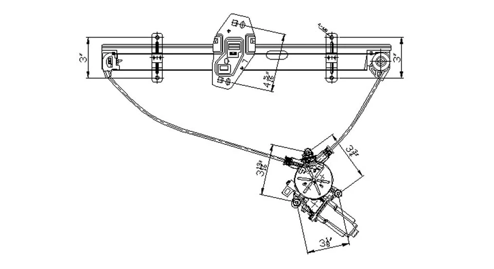 TYC 660062 Power Window Motor and Regulator Assy LF 98-02 Honda Accord FREE SHIP - Image 1 of 1
