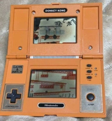 Nintendo Game & Watch Donkey Kong console retrò multischermo vintage rara usata - Immagine 1 di 4