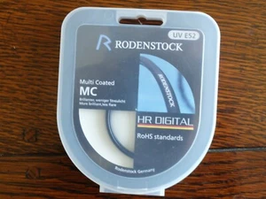 RODENSTOCK UV E52 Multi Coated HR Digital UV Protection Lens Filter 52mm - Picture 1 of 2