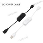 28cm USB Cable with Switch ON/OFF Cable for USB Lamp Fan Power Supply Line 21H