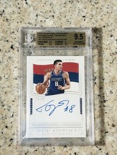2017-18 National Treasures International Bogdan Bogdanovic RC Auto BGS 9.5 #/99