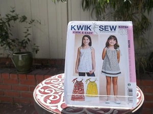 Kwik Sew Girls Dress and Tunic Pattern 3768 Uncut, Sizes XS-XL - Picture 1 of 3