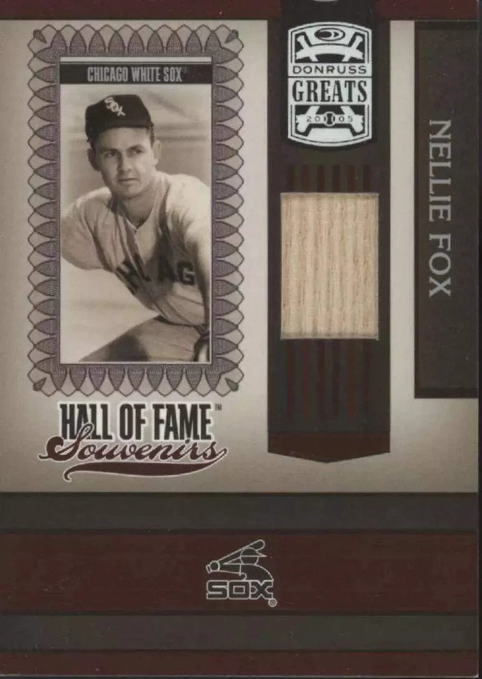 Nellie Fox 2005 Donruss Greats Hall of Fame Souvenirs Relic #HOFS-7 - Image 1 of 3