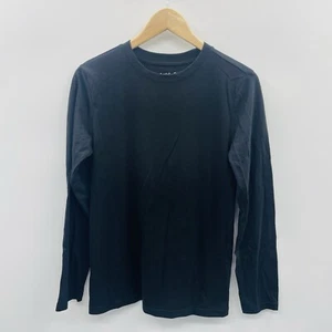 Cat & Jack Youth Boys Size XL 16 Crew Neck Long Sleeve T-Shirt in Black 805 - Picture 1 of 5