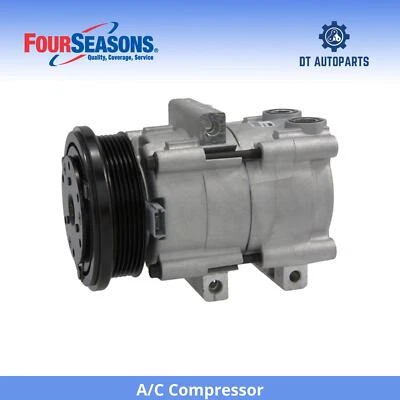 Para Ford E-150 Econoline Club Wagon 1997-2001 4,2 L V6 compresor de aire acondicionado 4 estaciones Foto 1 de 4