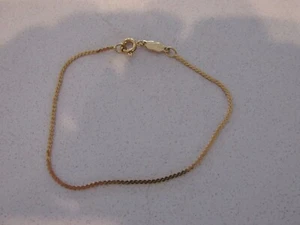 Simple 14Kt Gold Bracelet #2 - Picture 1 of 5