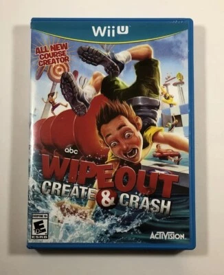 Wipeout: Create & Crash (Nintendo Wii U, 2013) Printed Cover - Image 1 of 4