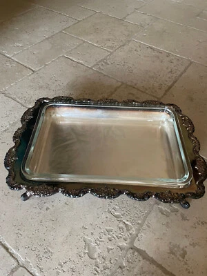  Serving dish sliver two pieces dish in original box by David Orgell - Image 1 of 4