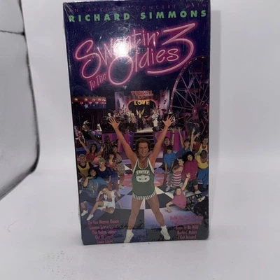 VHS - SWEATIN' TO THE OLDIES 3 (Richard Simmons) (1993) NEW & FACTORY SEALED - Image 1 of 4